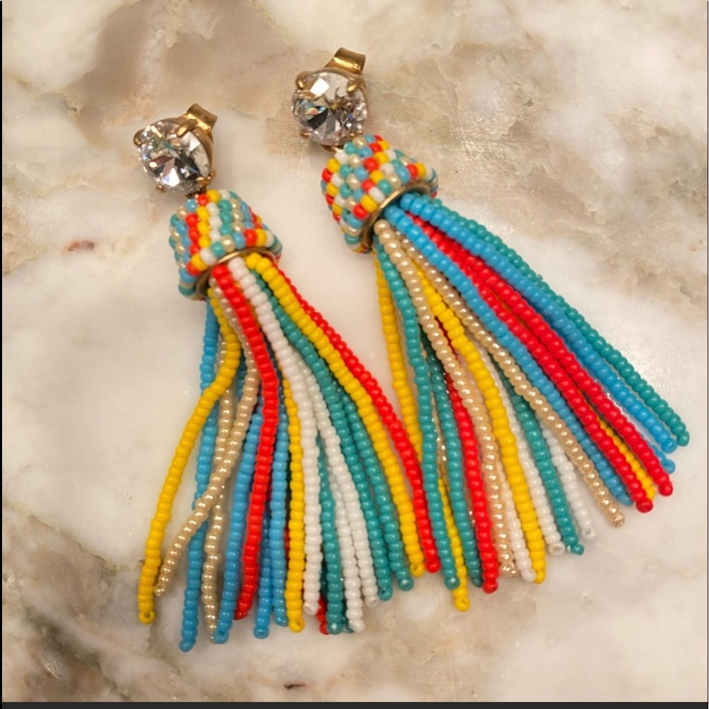 JCrew earrings!! Super festive style